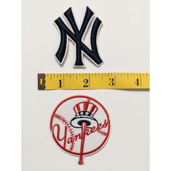 Set of two New York Yankees iron on Patches - Picture 1 of 1